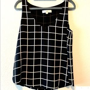 Black and White Tank